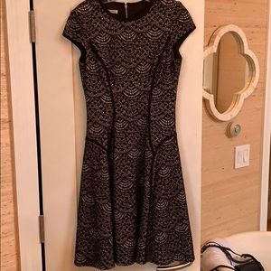 Black lace dress